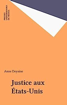 justice aux tats unis anne deysine ebook Reader