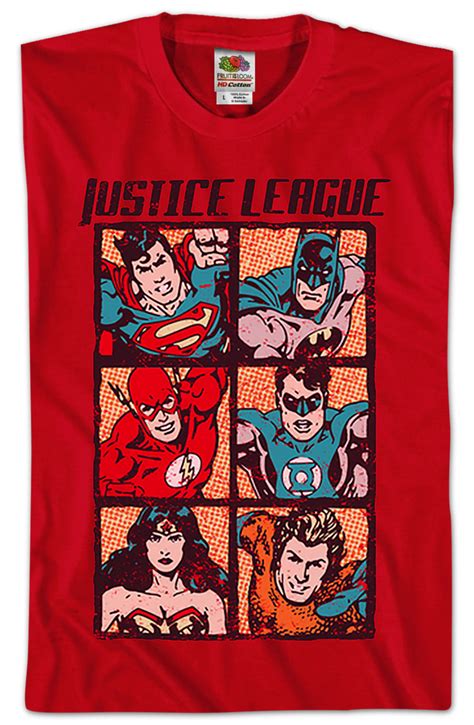 justice league tee shirts