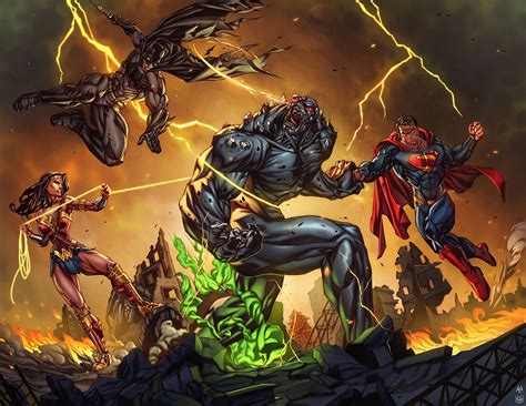 justice league vs doomsday