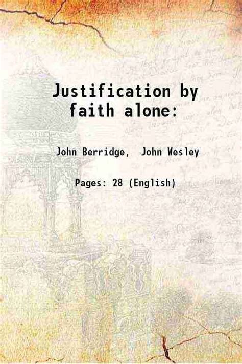 justification by faith alone in christ alone Epub