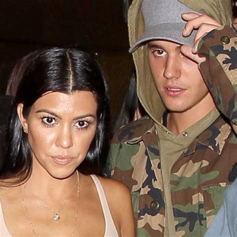 justin bieber and kourtney kardashian