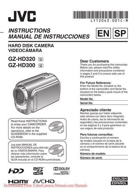 jvc everio user guide PDF