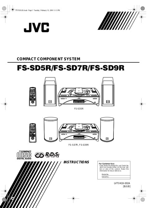 jvc fs sd5a user guide Epub