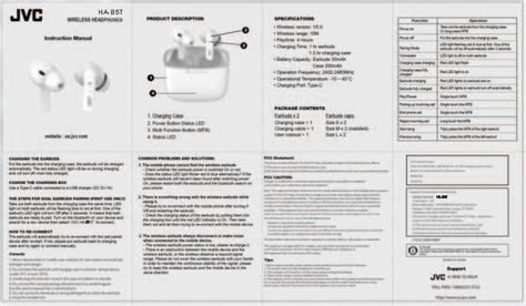 jvc headphones manual needed Kindle Editon