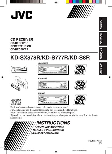 jvc kd s777r sx878r service manual user guide Kindle Editon