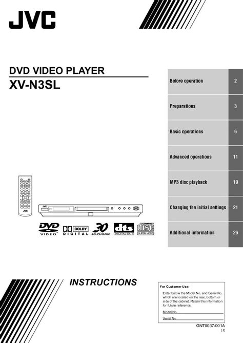 jvc xv n33sluc instruction manual Reader