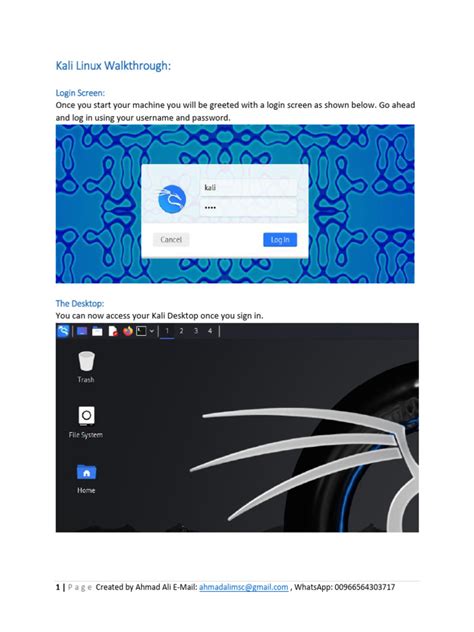 Kali Linux Walkthrough