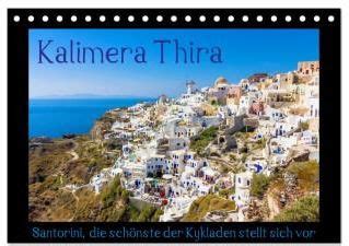 kalimera thira tischkalender farbenfroher monatskalender Reader