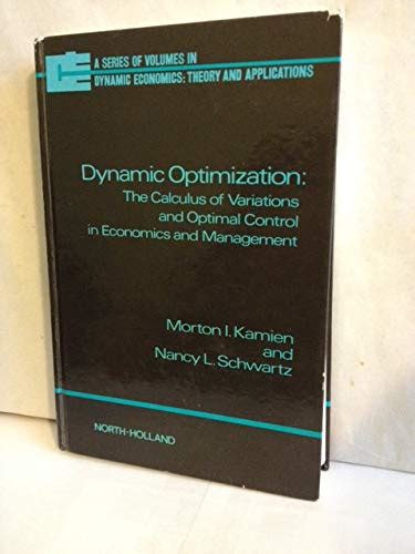 kamien and schwartz dynamic optimization solution manual PDF