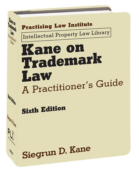 kane trademark law practitioners intellectual ebook Kindle Editon