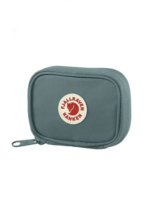 kanken card wallet forest green