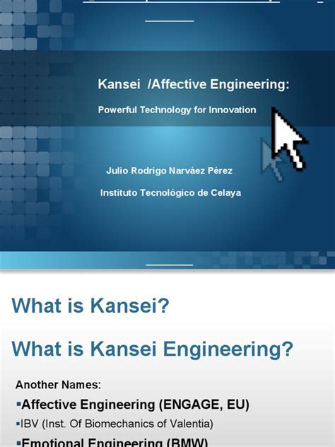 kansei affective engineering kansei affective engineering Reader