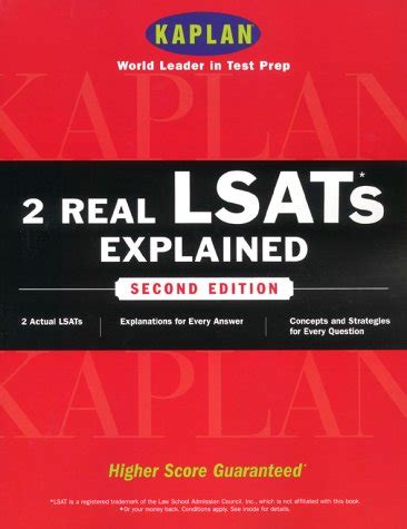 kaplan 2 real lsats explained second edition Kindle Editon