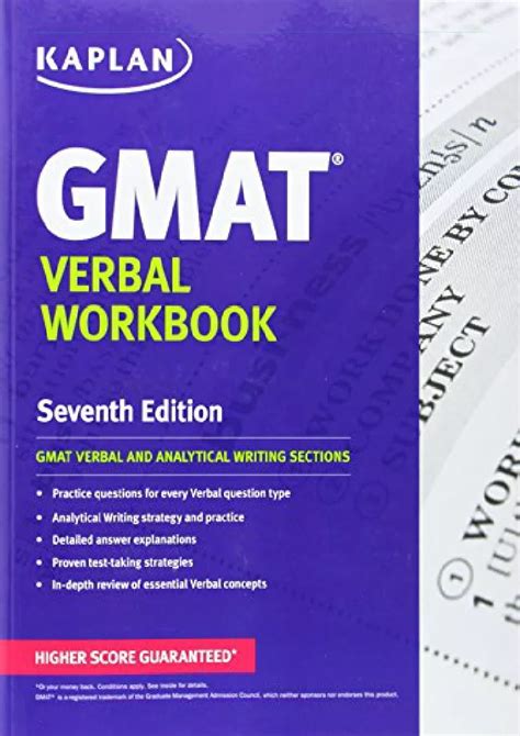 kaplan gmat verbal workbook pdf PDF