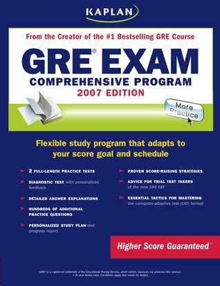 kaplan gre exam 2007 edition comprehensive program Epub