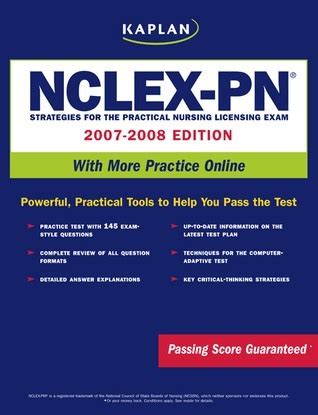 kaplan nclex pn 2007 2008 edition strategies for the practical nursing licensing exam kaplan nclex pn exam Epub