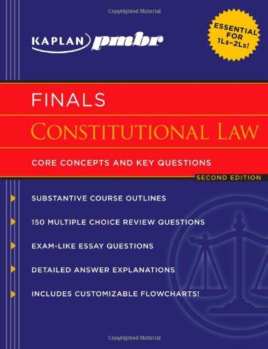 kaplan pmbr finals constitutional law core concepts and key questions Kindle Editon