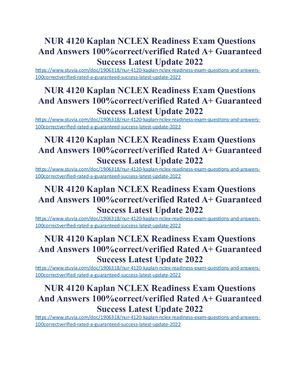 kaplan readiness test answers Epub