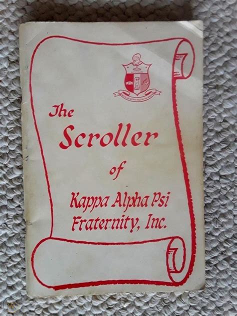 kappa alpha psi scroller manual Epub