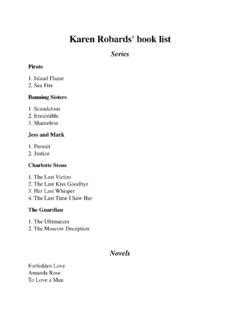 karen robards book list Doc