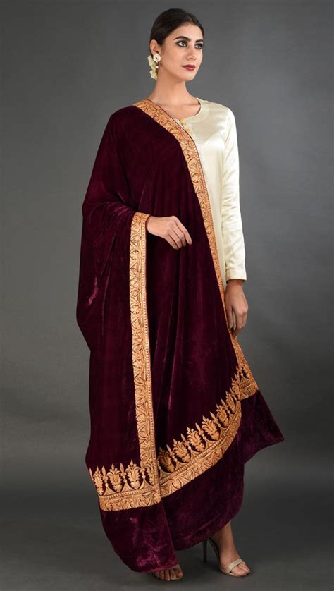 kashmiri velvet suits