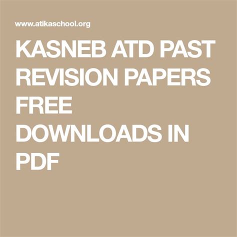 kasneb exam past papers Kindle Editon