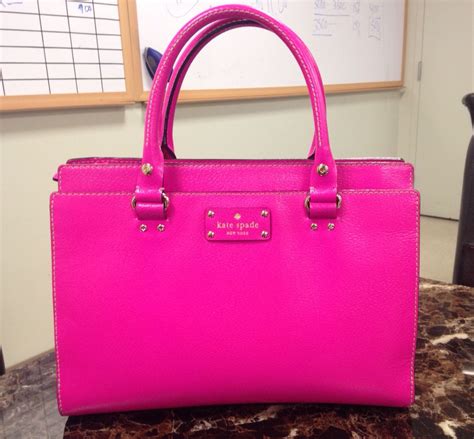 kate spade bag hot pink