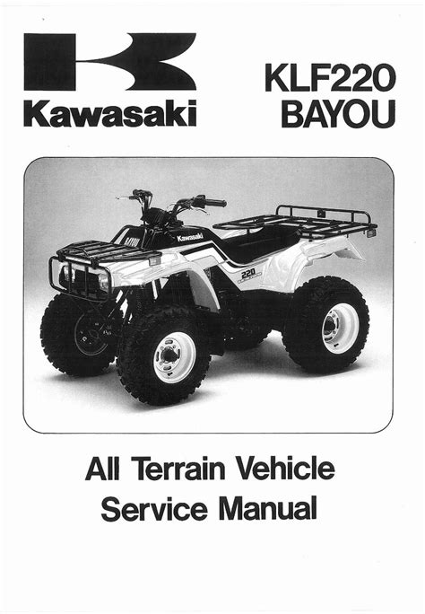 kawasaki bayou 220 repair manual Reader