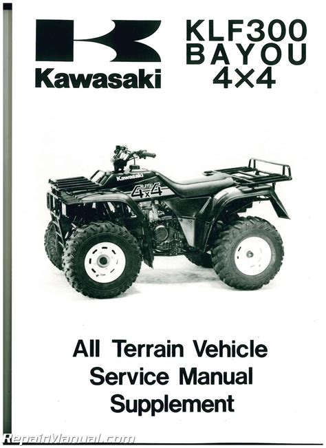 kawasaki bayou 300 repair manual Epub