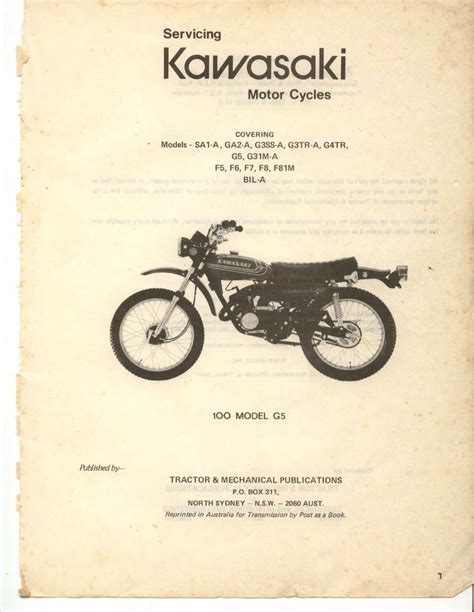 kawasaki f7 repair manual Epub