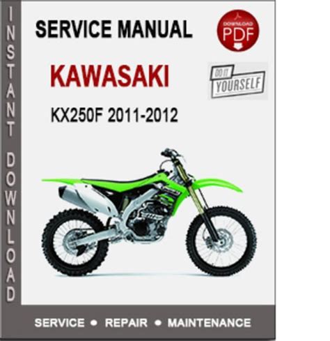 kawasaki kx250f 2011 service manual pdf PDF