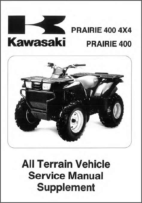 kawasaki prairie 400 repair manual free PDF