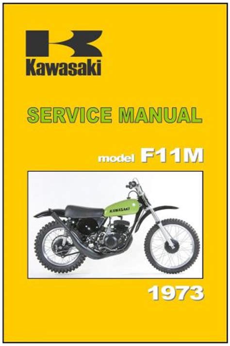 kawasaki service manual 1974 f11 Kindle Editon