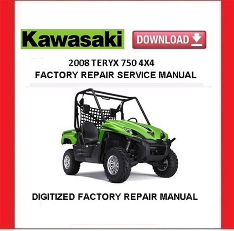 kawasaki teryx 750 service manual pdf Reader