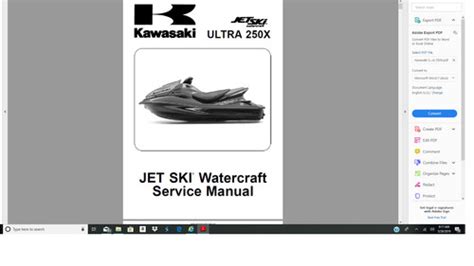 kawasaki ultra 250x manual Reader