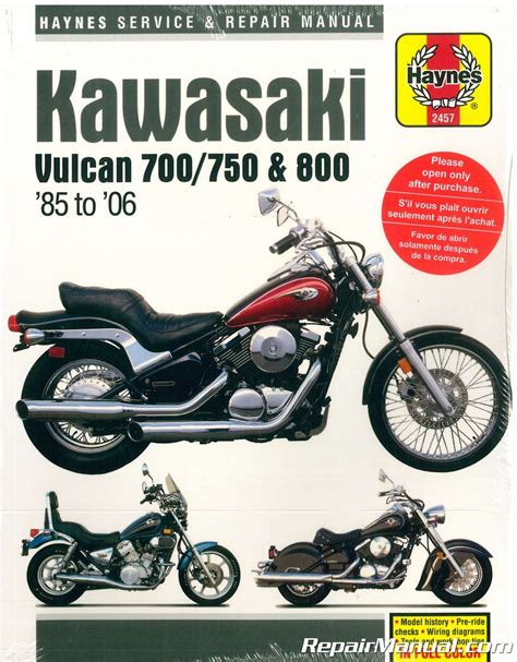 kawasaki vulcan 750 service manual Kindle Editon