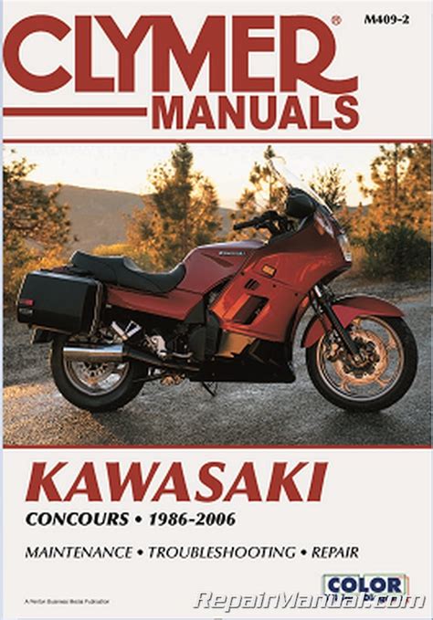 kawasaki zg1000 concours 1986 2006 clymer manuals motorcycle repair PDF