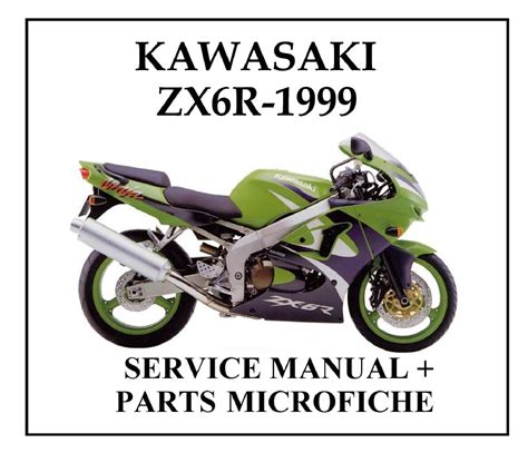 kawasaki zx6r manual 1999 Kindle Editon