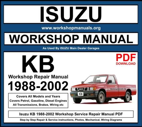 kb isuzu workshop manual pdf free Kindle Editon