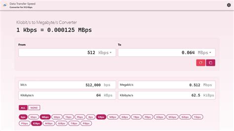 kbps in mb