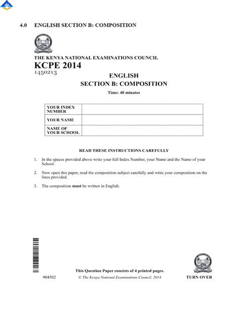 kcpe 2014 registration manual PDF