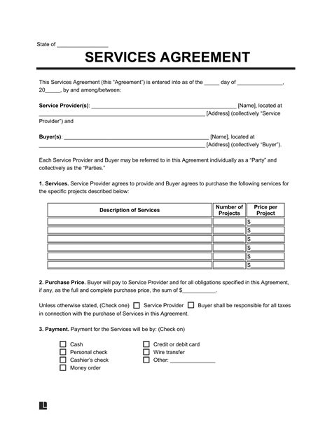 keeper service agreement template pdf Reader