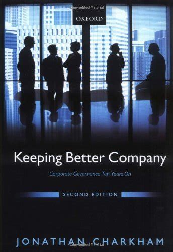 keeping better company corporate governance ten years on Reader