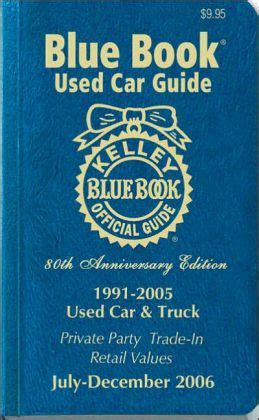 kelley blue book used car guide july december 2006 PDF