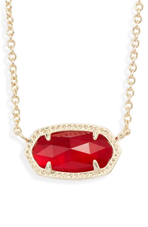 kendra scott red necklace