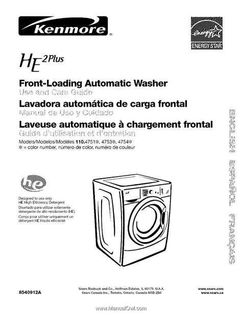 kenmore he2 plus service manual Epub