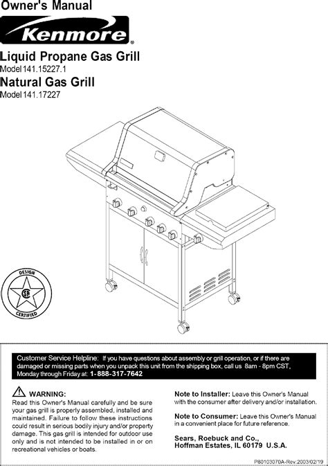 kenmore kitchen grill user manual Reader