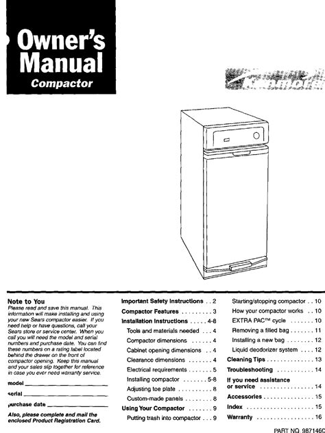 kenmore manuals for appliances Epub