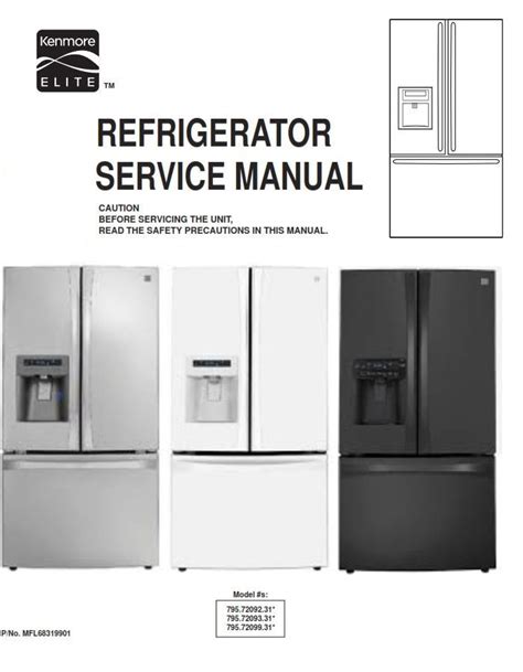 kenmore refrigerator repair manual for 79577573600 Doc