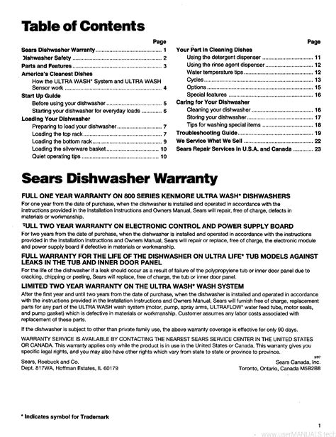 kenmore ultra wash 3 manual Doc